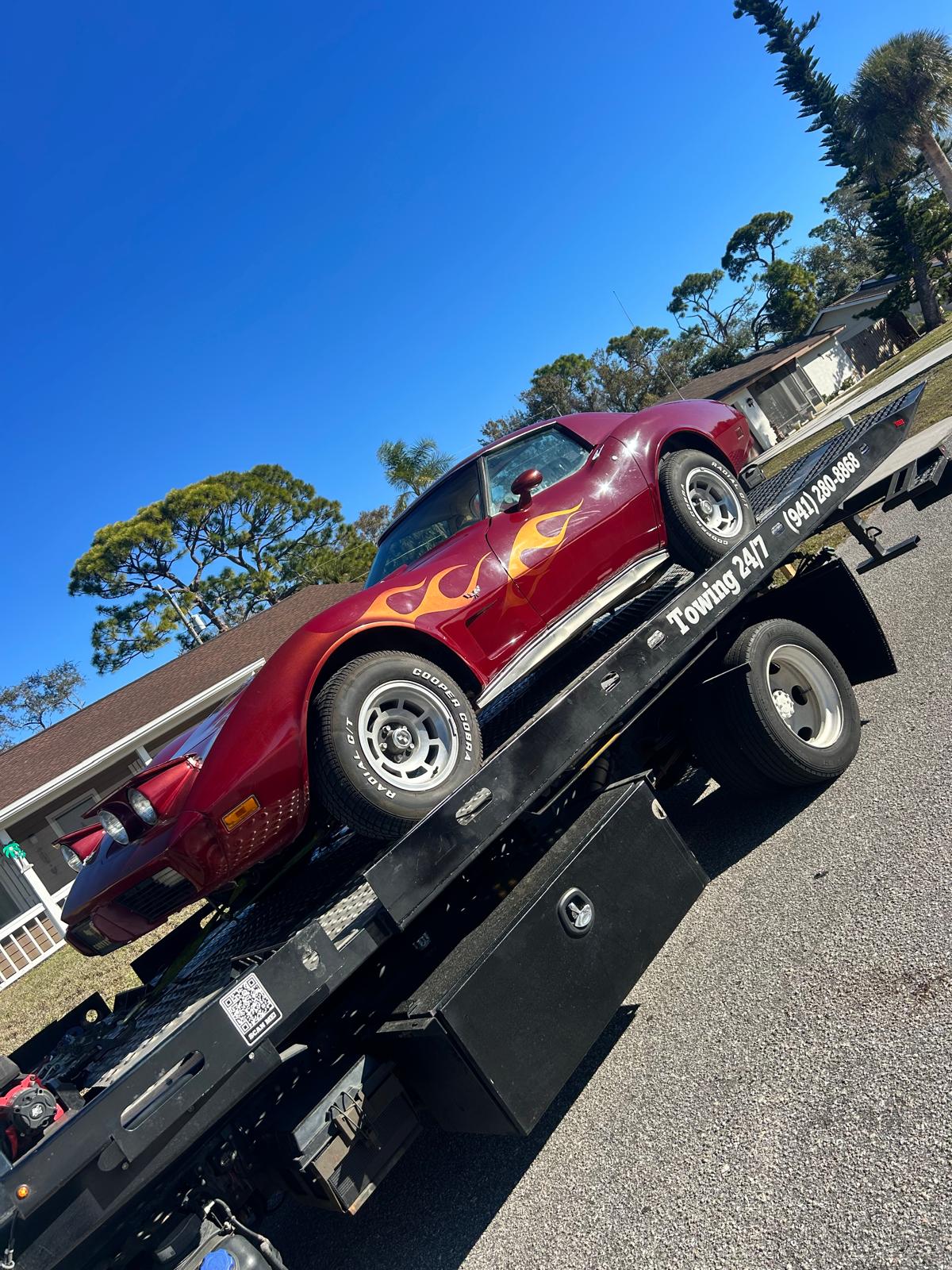 Classic or collector car on the Mile Towing Classic flatbed — photo 35 of 58