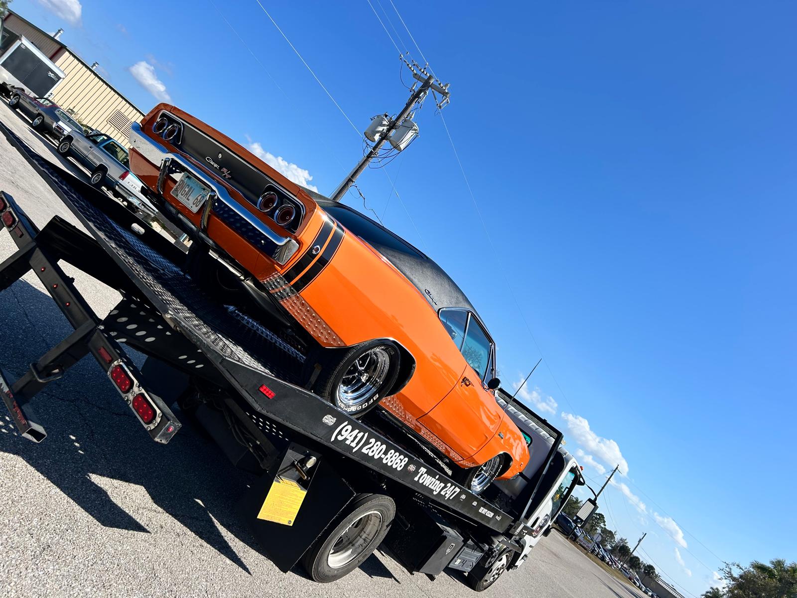 Classic or collector car on the Mile Towing Classic flatbed — photo 38 of 58