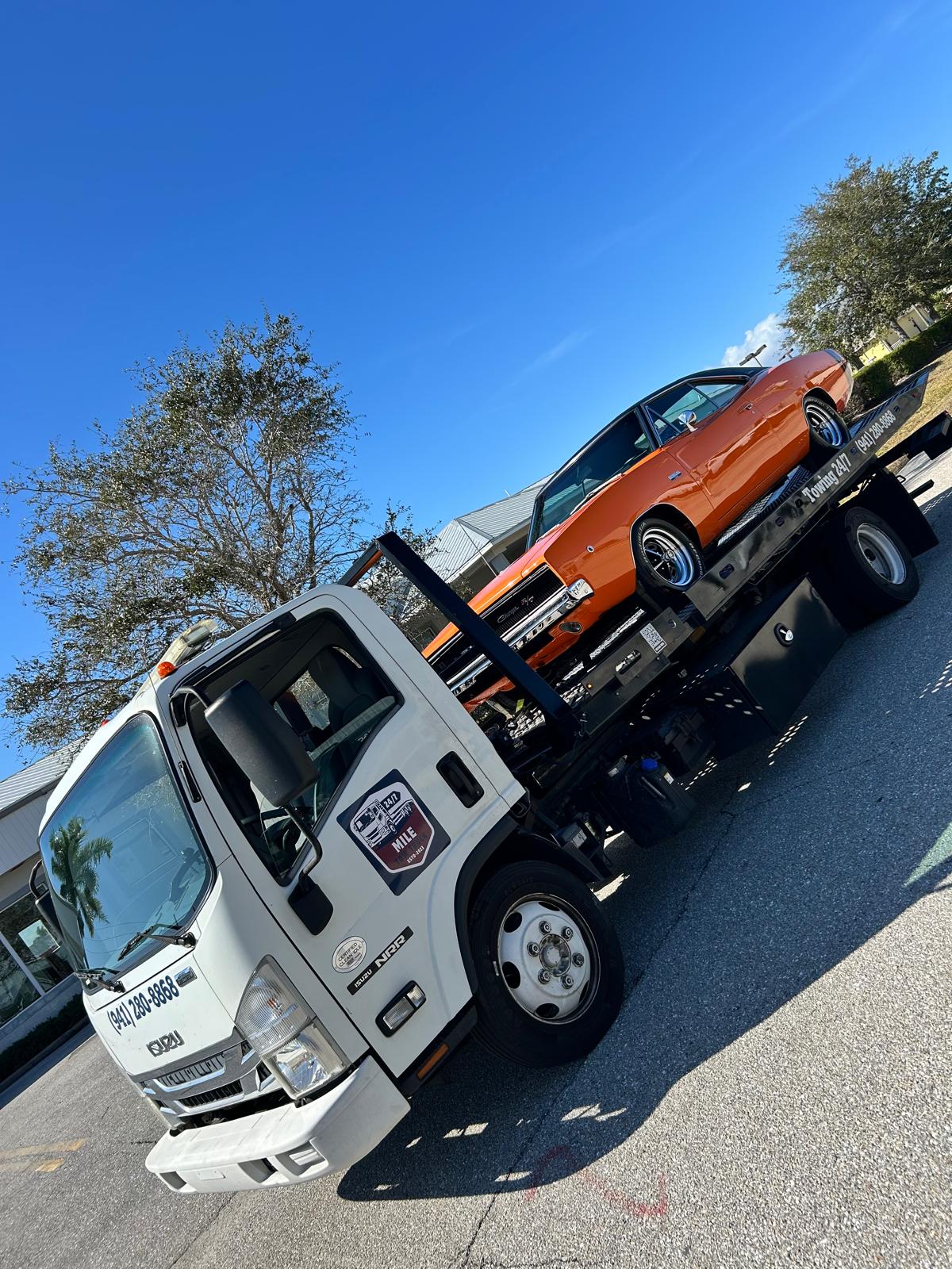 Classic or collector car on the Mile Towing Classic flatbed — photo 40 of 58