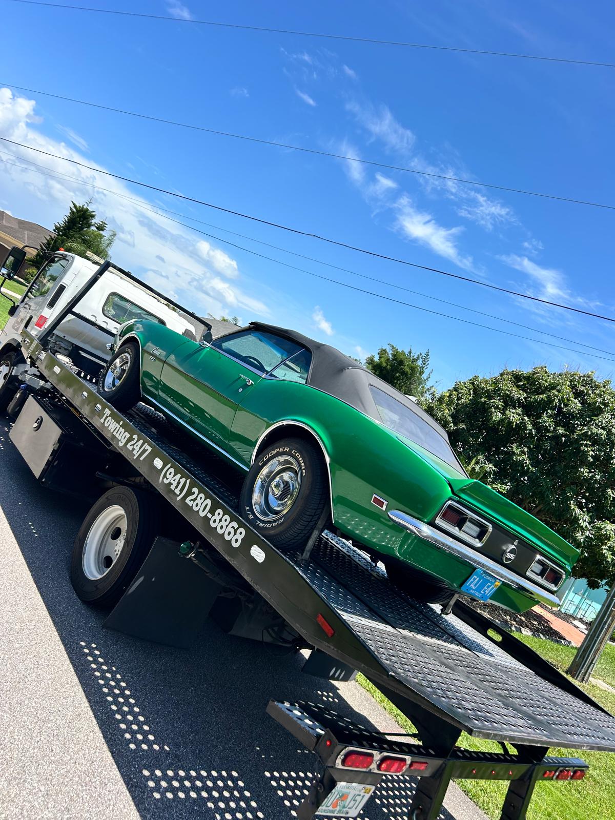 Classic or collector car on the Mile Towing Classic flatbed — photo 57 of 58